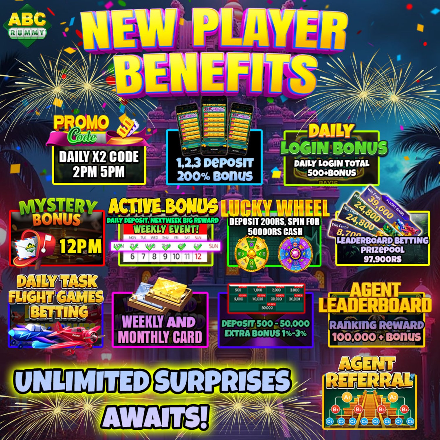 NEW PLAYER BENEFITS (5)